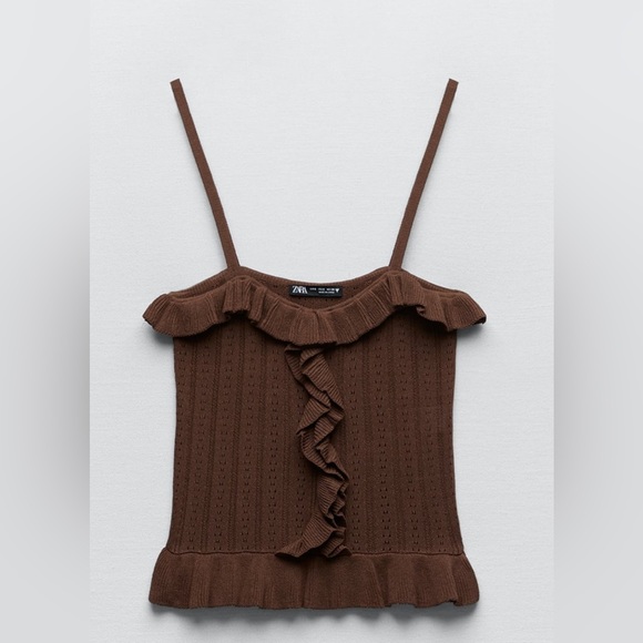 Co ord set brown top and trouser - Picture 3 of 5